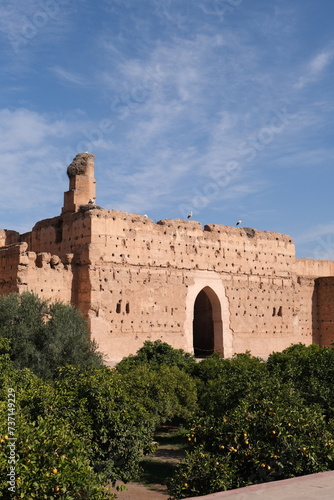 Obraz na płótnie Palais el badii Marrakech w salonie