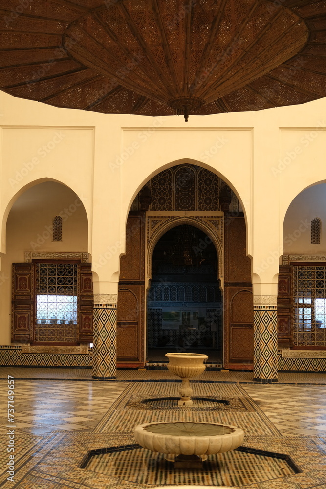 Architecture porte Marrakech Maroc