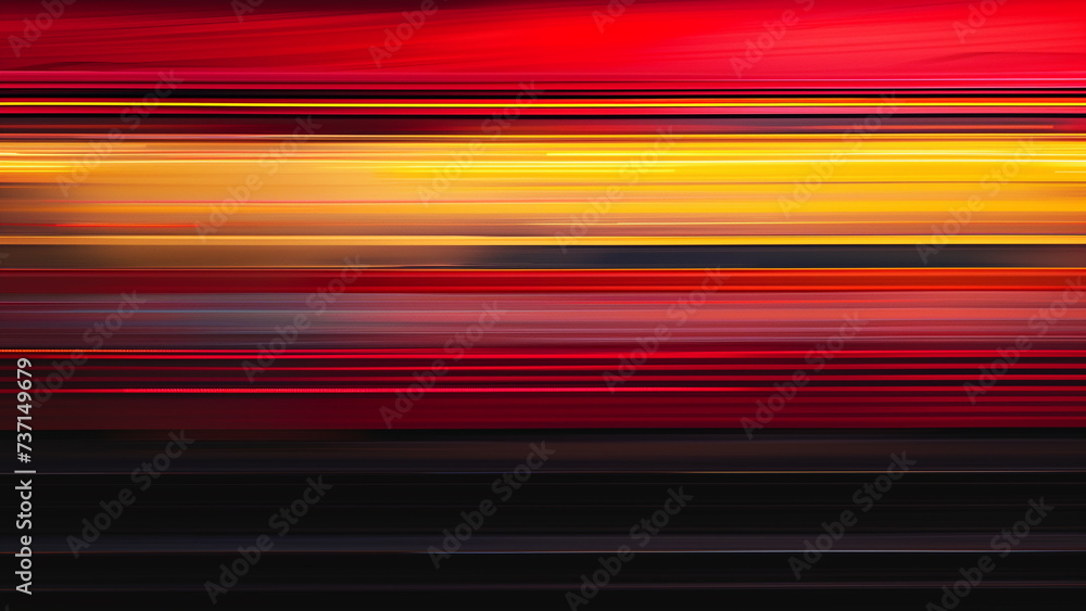 Spectrum Speed: A Dynamic Display of Red and Yellow Lines Spectrum Speed: A Dynamic Display of Red and Yellow Lines