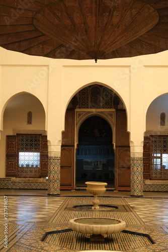 Obraz na płótnie Architecture porte Marrakech Maroc w salonie