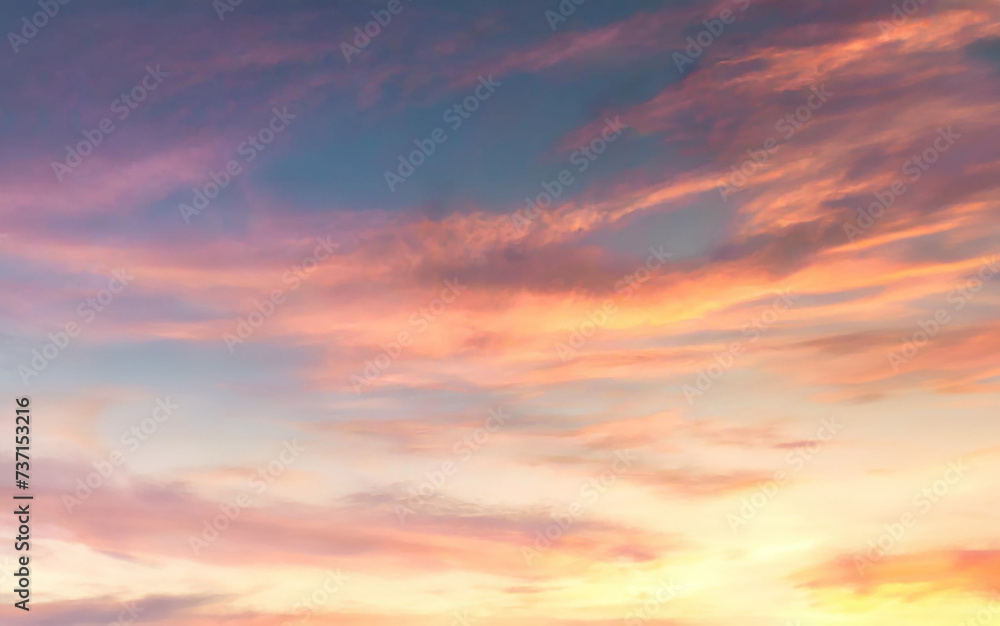 Fototapeta premium tło nieba o zachodzie słońca