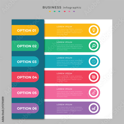 Steps Timeline Infographics Images Template Design, Business Concept With 6 Steps Or Options, Can Be Used For Workflow Layout, Diagram, Vector design
