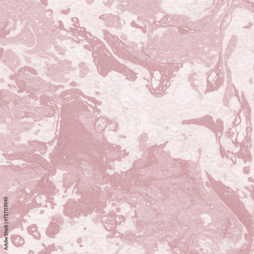 Pink gold ink marble fluid background