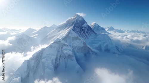 Epic Heights: Overlooking Mount Everest