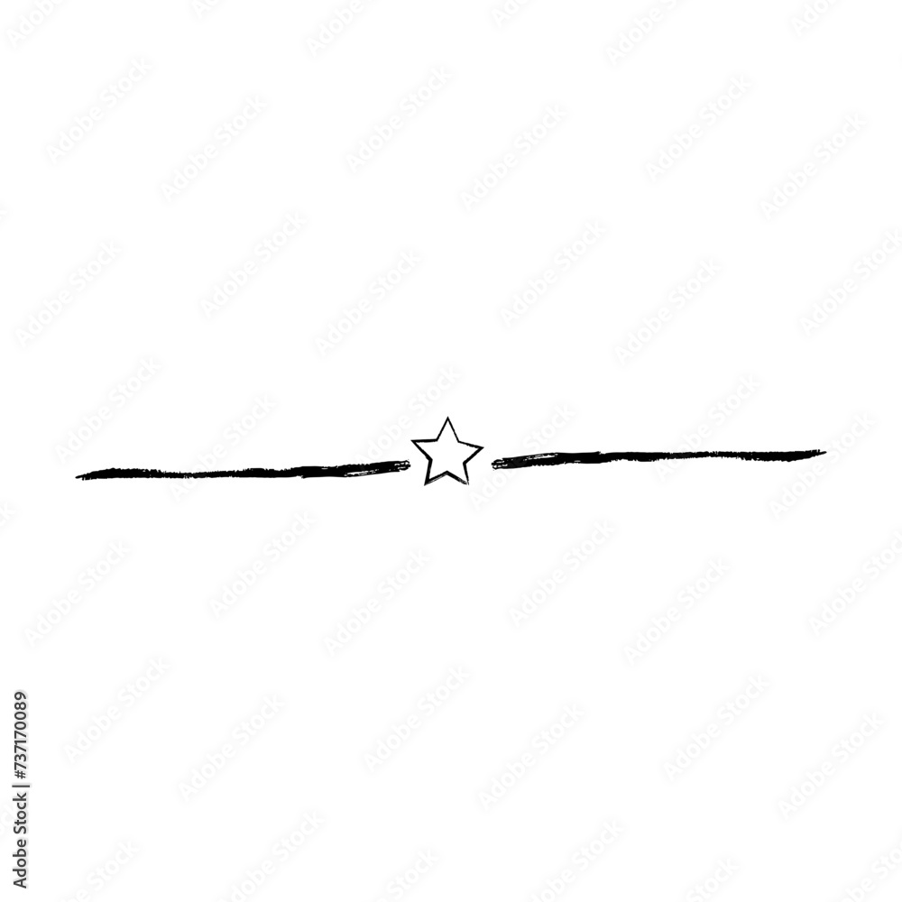 Star frame divider border horizontal line vector shape icon for decorative vintage doodle element for design in vector illustration
Star frame divider border horizontal line vector shape icon for decorative vintage doodle element for design in vector illustration