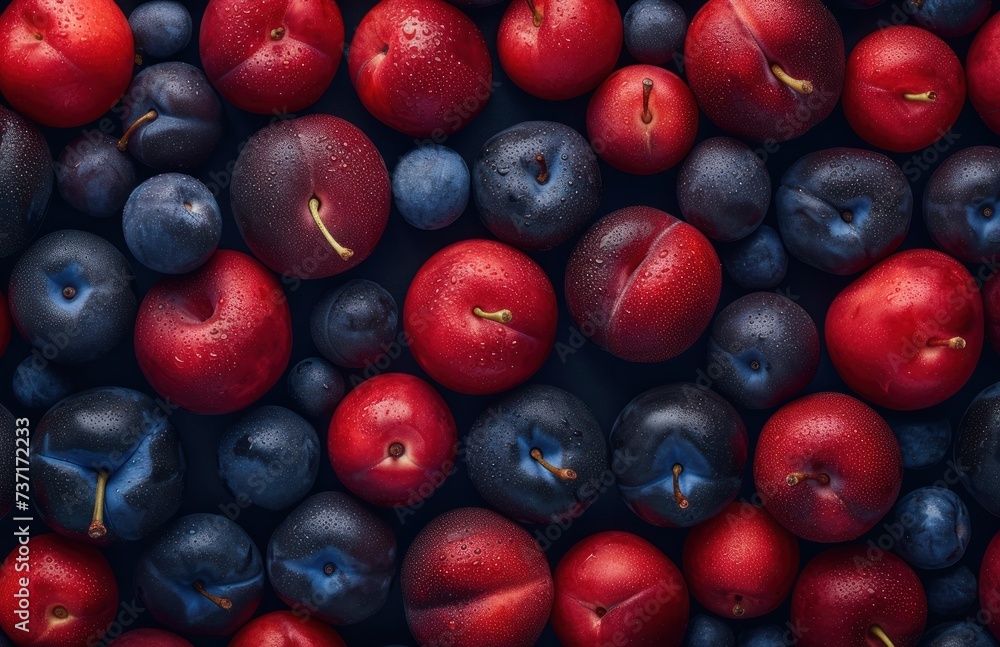 an image of different kinds of plums an image of different kinds of plums