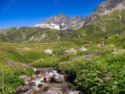 Hiking the Tour du Mont Blanc at Les Contamine-Montjoie photo