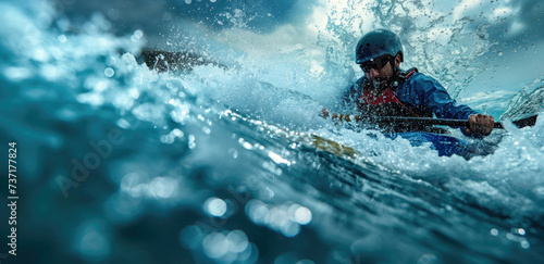 Canoeist challenges himself to be the fastest in his sport photo