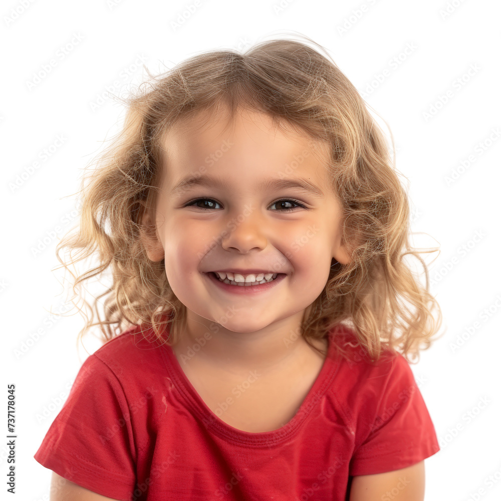 Smiling cute girl isolated on transparent background, cut out, png Smiling cute girl isolated on transparent background, cut out, png