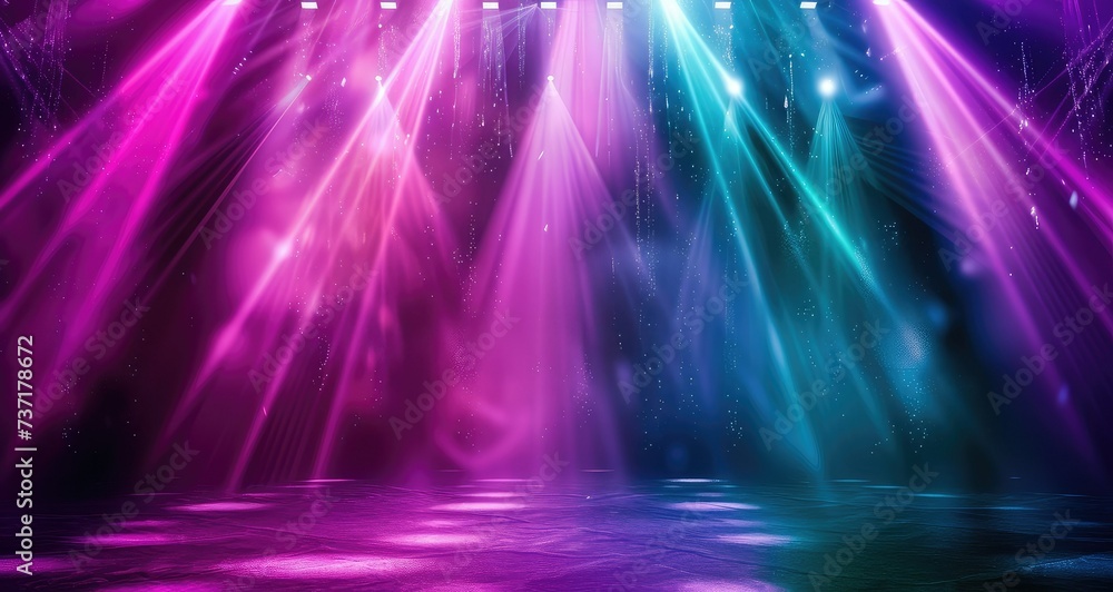 Club flyer background, dark, neons, colors. Club flyer background, dark, neons, colors.