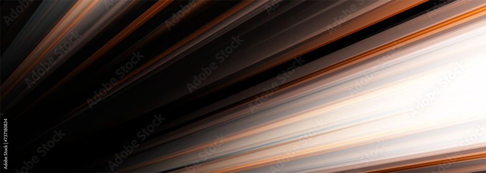 Dark vector striped background with a blurred effect. Futuristic elegant 3D illustration wide horizontal banner for wallpaper, brochure, card, book, cover or poster. Dark vector striped background with a blurred effect. Futuristic elegant 3D illustration wide horizontal banner for wallpaper, brochure, card, book, cover or poster.