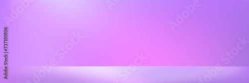 Pink, Purple Background Studio with shadow on wall,Empty room with monochromatic spot light and shadow on floor.Vector Minimal 3d banner for product presentation,Backdrop template with copy space