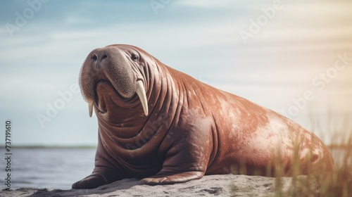 Close Up of a Small Animal on a Rock