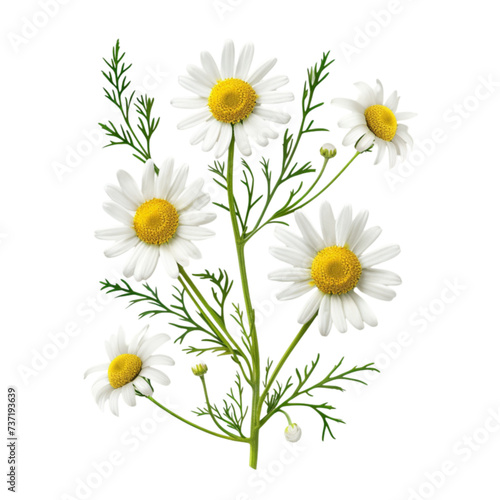 white daisies isolated on a white background with clipping path.