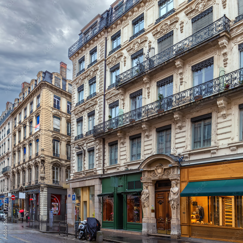 Street in Lyon, France