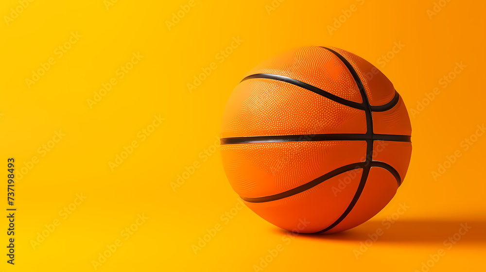 Fototapeta premium Basketball sport, basketball background close-up detail