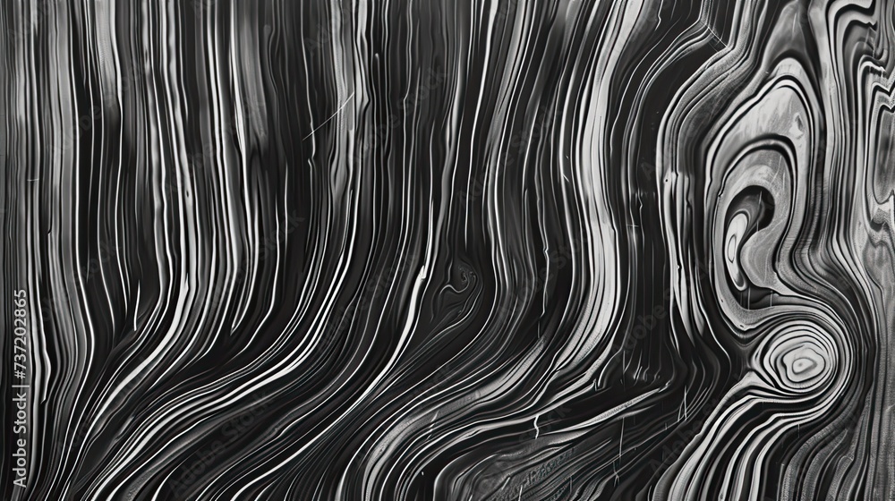 black and white sketch of a black wood floor with curves, in the style of striated resin veins, intricate psychedelic landscapes, mundane materials, darkroom printing, varying wood grains, fluid gestu black and white sketch of a black wood floor with curves, in the style of striated resin veins, intricate psychedelic landscapes, mundane materials, darkroom printing, varying wood grains, fluid gestu