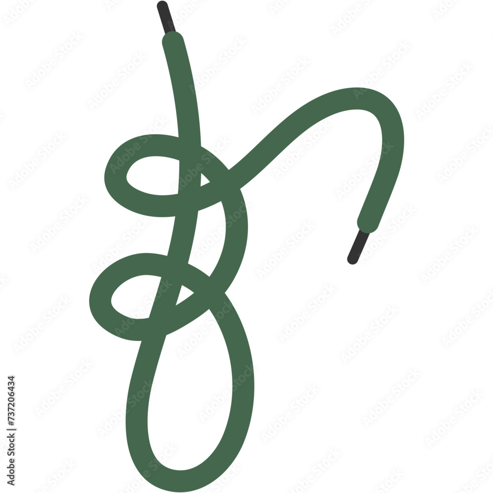 Obraz premium Shoelace Vector