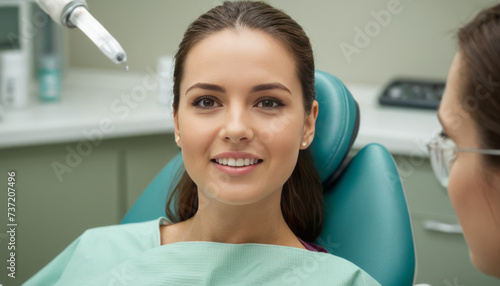 portrait of a woman in a dental surgery