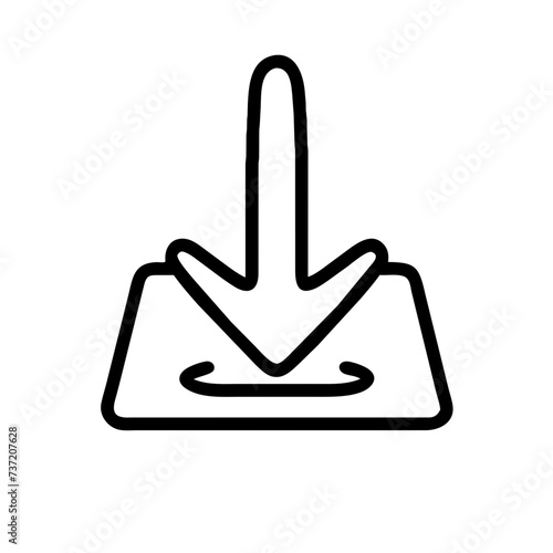 Download arow, download icon, download button, downloading, download vector.
