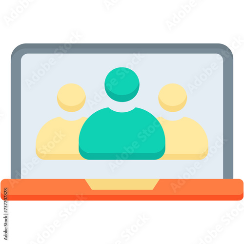 Virtual Meeting Illustration