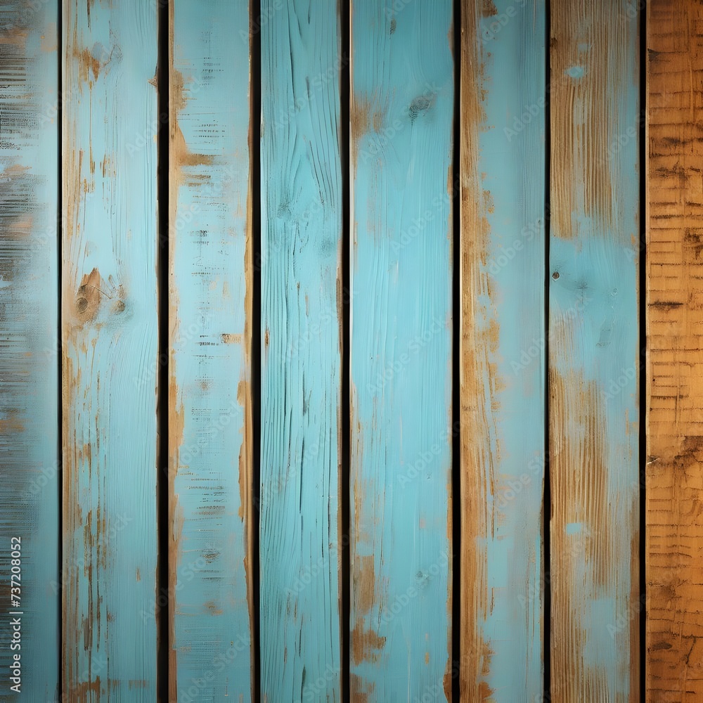 Abstract blue wooden texture background, Ai Generated Abstract blue wooden texture background, Ai Generated