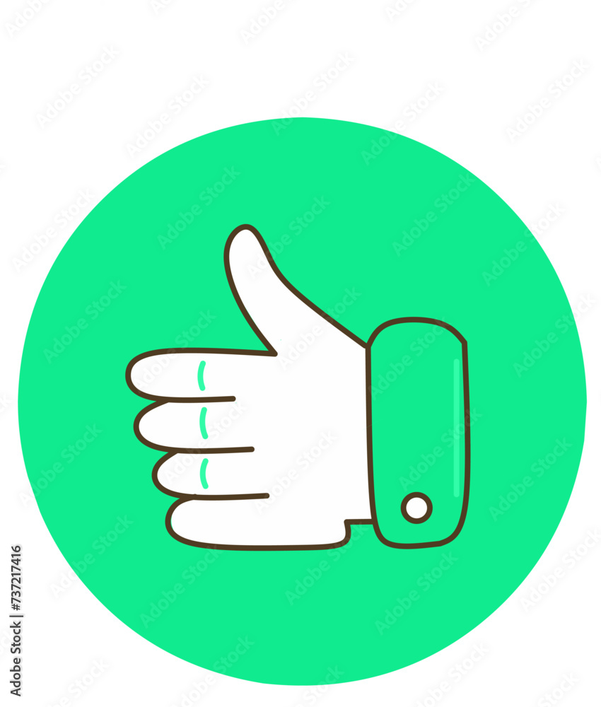 thumb hand icon vector illustration thumb hand icon vector illustration