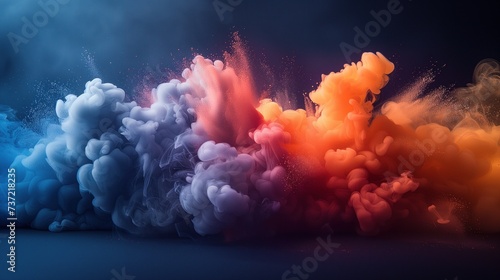 creativity wallpaper, colorful ink or liquid splatter, multicolored smoke, vibrant, colorful, funny theme