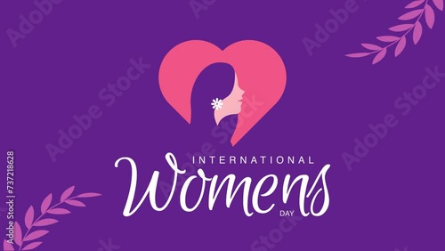 Motion design for celebrating International Women's Day with Inspire Inclusion theme
