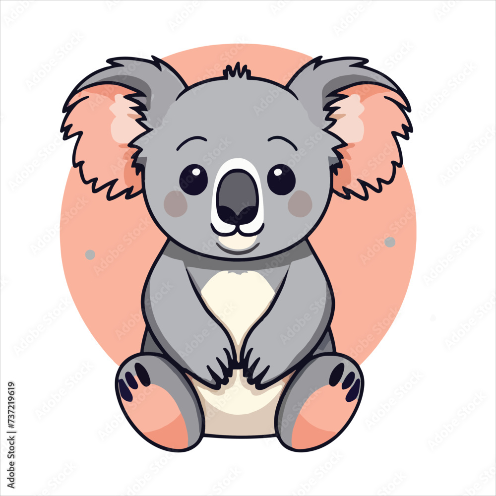 vector of cute koala vector of cute koala
