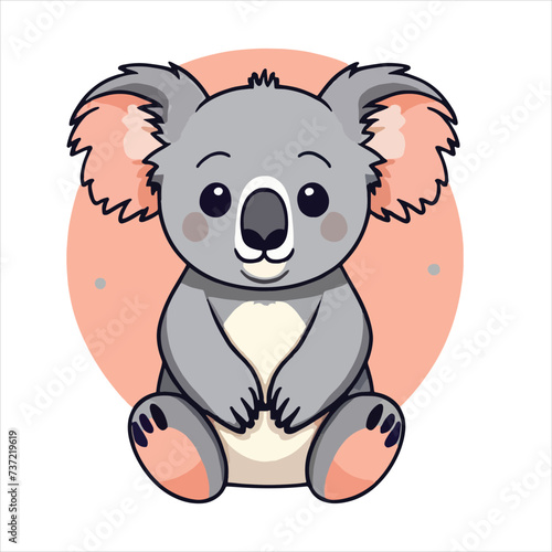 vector of cute koala