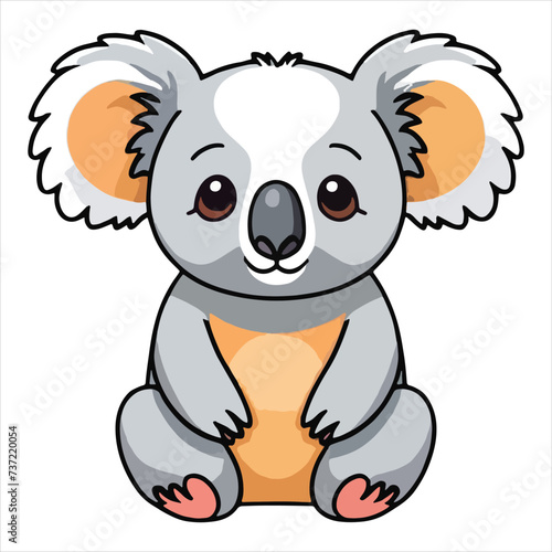vector of cute koala