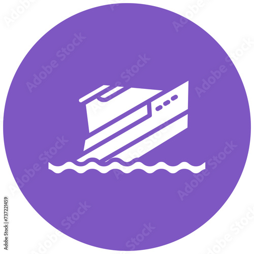 Boat Sink Icon
