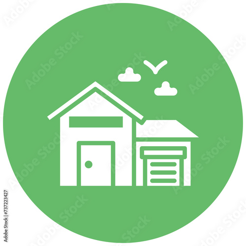 Detached House Icon