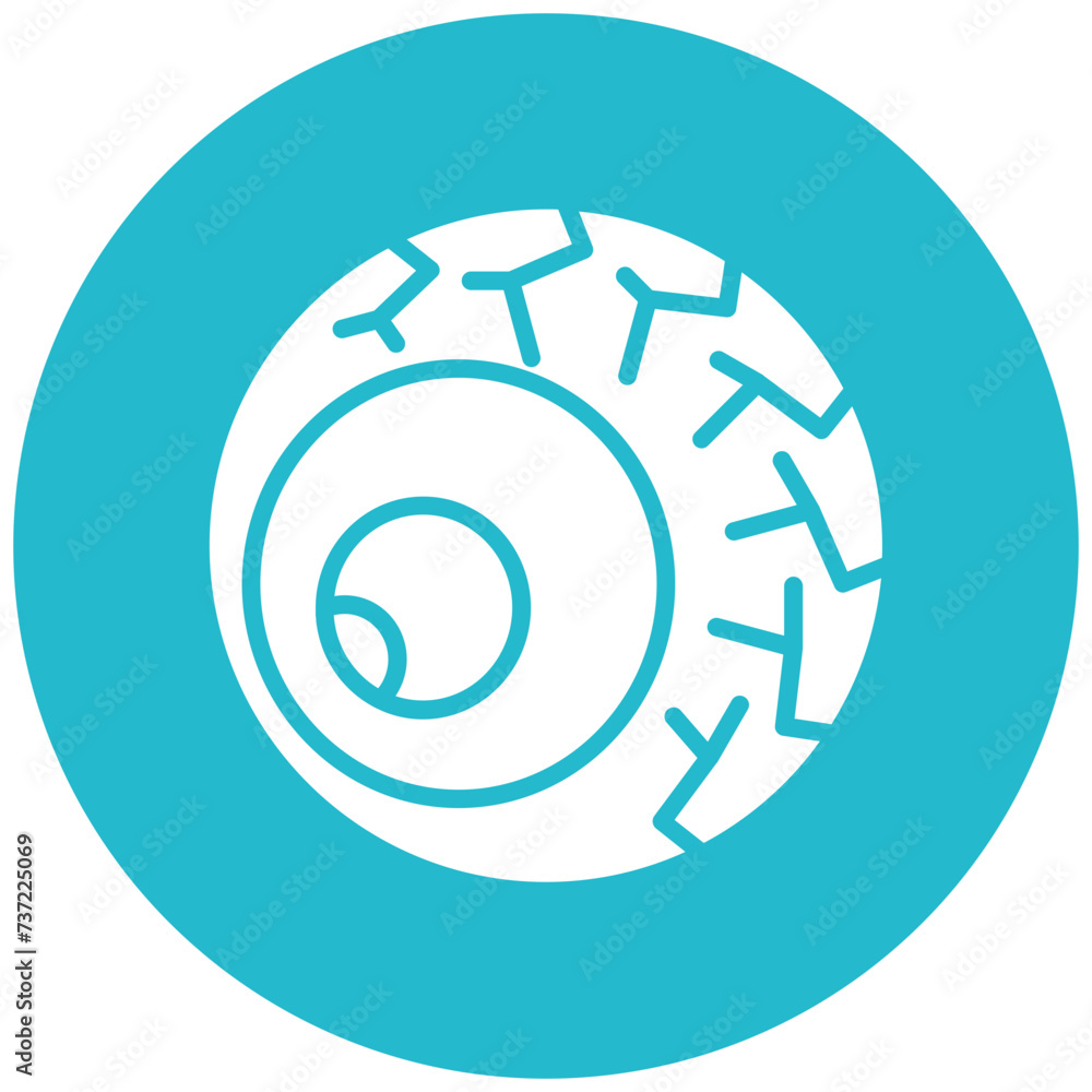 Scary Eyeball Icon Scary Eyeball Icon