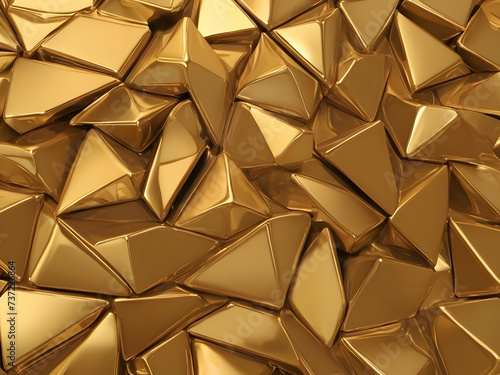 Abstract background with dominant gold color