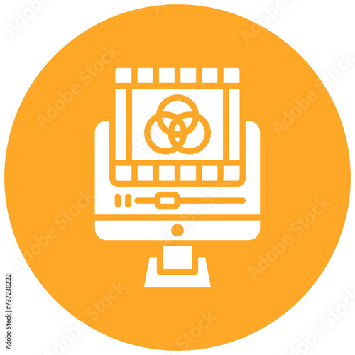 Film Color Correction Icon