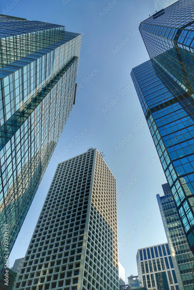 Skyscrapers on Hong Kong Island