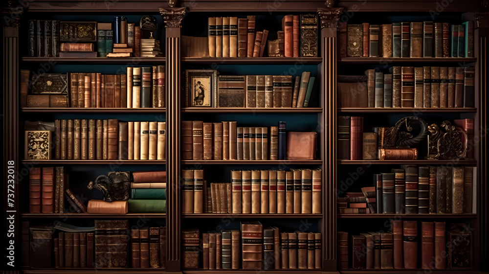 Books background, can be used to depict education, knowledge, learning or library themes Books background, can be used to depict education, knowledge, learning or library themes