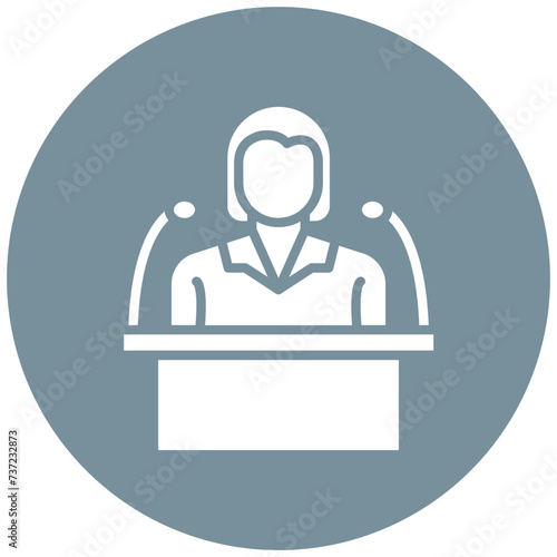 Woman Speech Icon