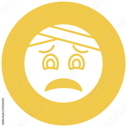 Face with Head Bandage Icon