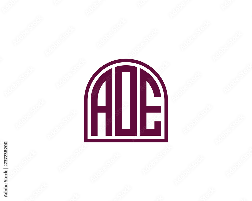 AOE logo design vector template AOE logo design vector template