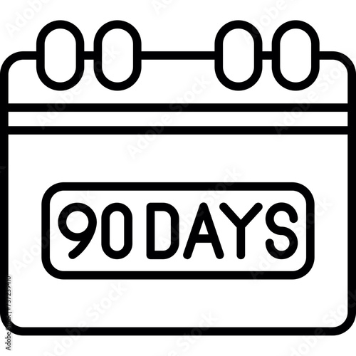 90 Days Icon