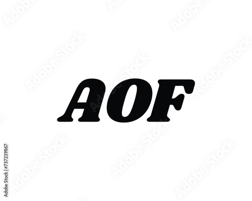 AOF logo design vector template Free Download AOF logo design vector template - GFXLoad