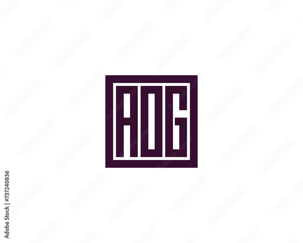 AOG logo design vector template AOG logo design vector template