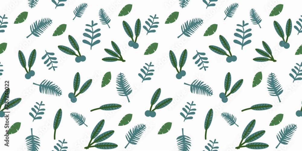 Vector seamless floral background. leaf pattern Seamless pattern leaves. Background for printing on environmental topics.
Vector seamless floral background. leaf pattern Seamless pattern leaves. Background for printing on environmental topics.