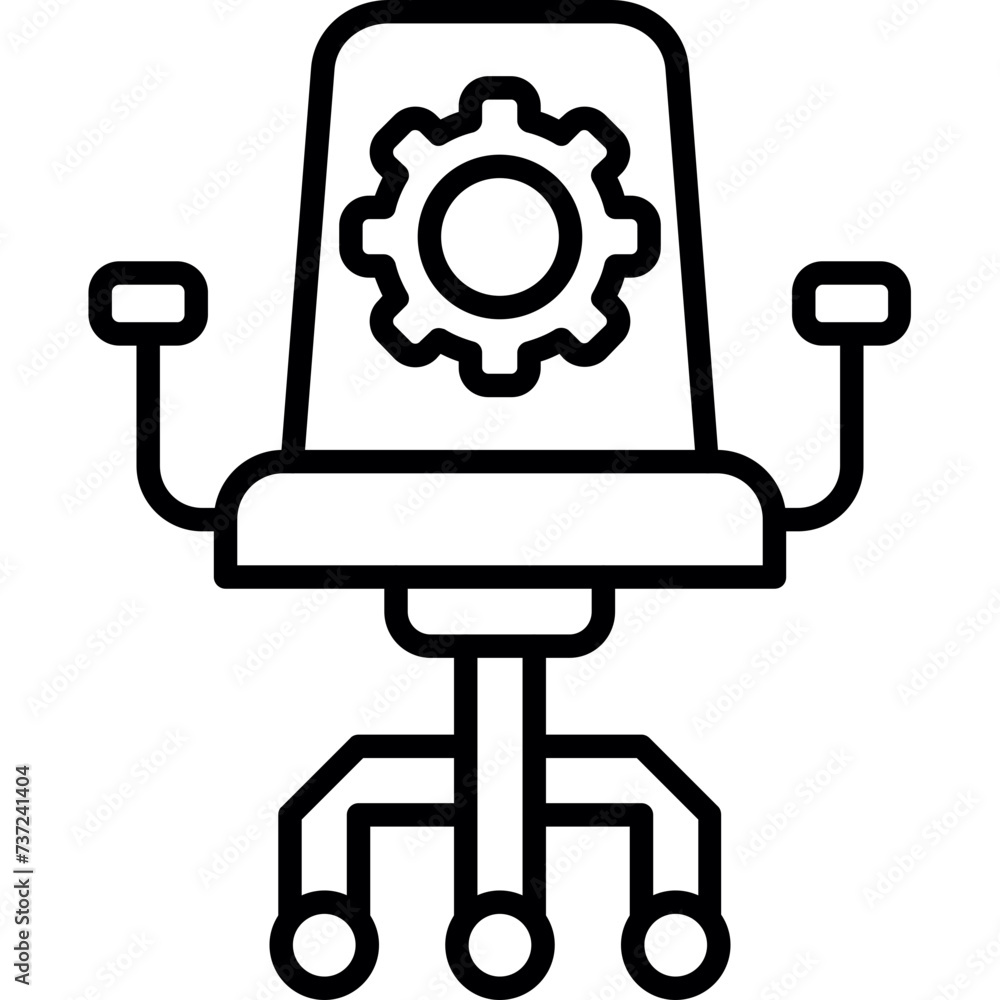 Desk Chair Icon