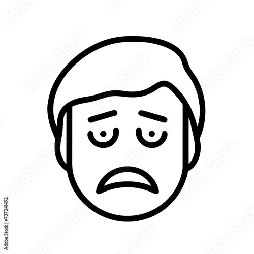 Sad face, face sad, sad, face, sad facial expression, sad facial expression, conveying emotions of melancholy and sorrow.