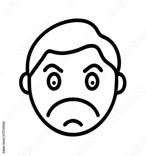 Sad face, face sad, sad, face, sad facial expression, sad facial expression, conveying emotions of melancholy and sorrow.