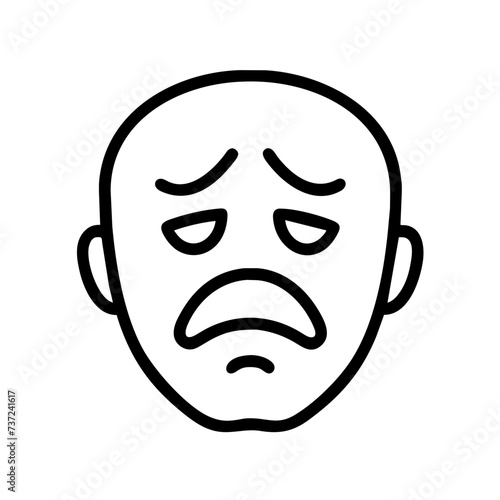 Sad face, face sad, sad, face, sad facial expression, sad facial expression, conveying emotions of melancholy and sorrow.
